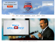 Tablet Screenshot of catholicapologeticsacademy.com